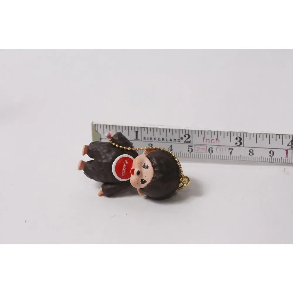 Sekiguchi Monchhichi Keychain Plastic Mini Figurine ~ 260730-WH 464